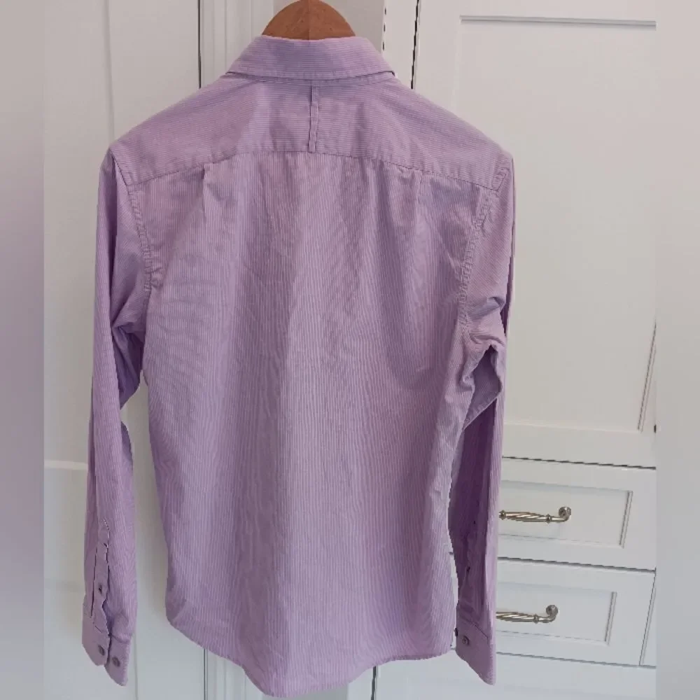 Mens Banana Republic Button Down Shirt Cotton Striped